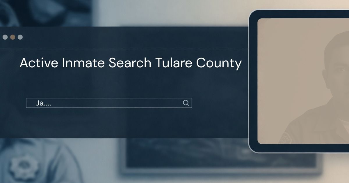 Active Inmate Search Tulare County
