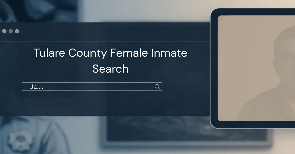 Tulare County Female Inmate Search