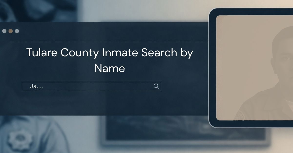 Tulare County Inmate Search by Name